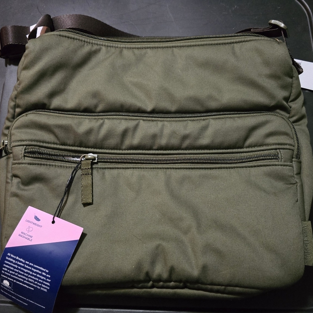 Vera Bradley Olive Climbing Ivy Green Crossbody Bag